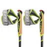 LEKI Smart Pacemaker Stöcke, Dark anthracite / black / green yellow, 105cm