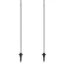 LEKI Spin Shark Sl Stöcke, Grey / green / white, 100-130cm