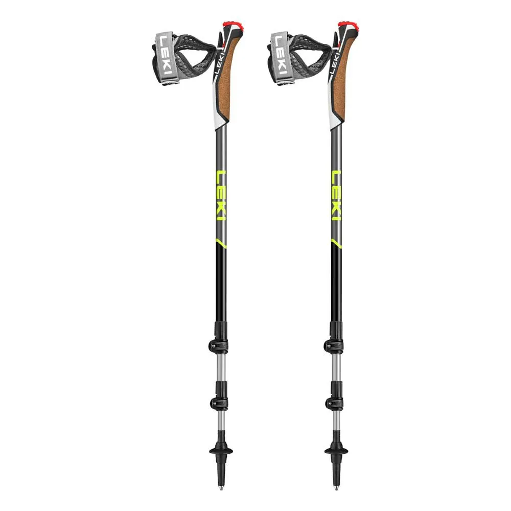 LEKI Traveller Aluminium Stöcke, Grey / black, 90-130cm LEKI Traveller Aluminium Stöcke, Grey / black, 90-130cm