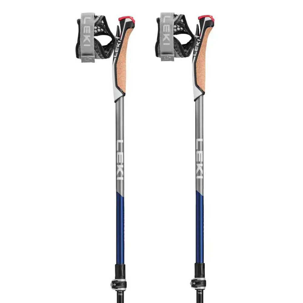 LEKI Traveller Carbon Stöcke, Midnight blue / dark metallic / light anthracite / white, 90-130cm LEKI Traveller Carbon Stöcke, Midnight blue / dark metallic / light anthracite / white, 90-130cm