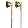 Bright red / neon yellow / natural carbon