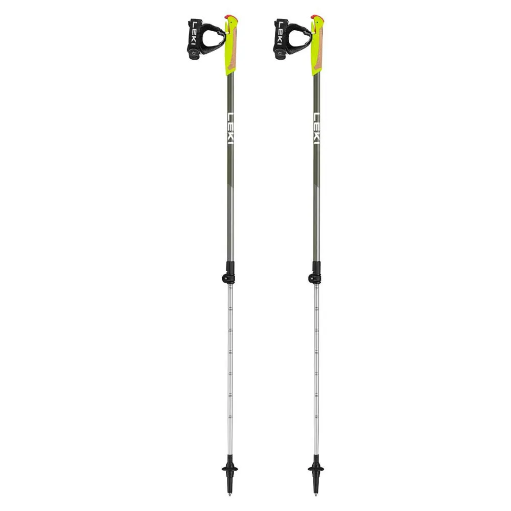 LEKI Walker Xs Junior Stöcke, Grey / green, 80-110cm LEKI Walker Xs Junior Stöcke, Grey / green, 80-110cm