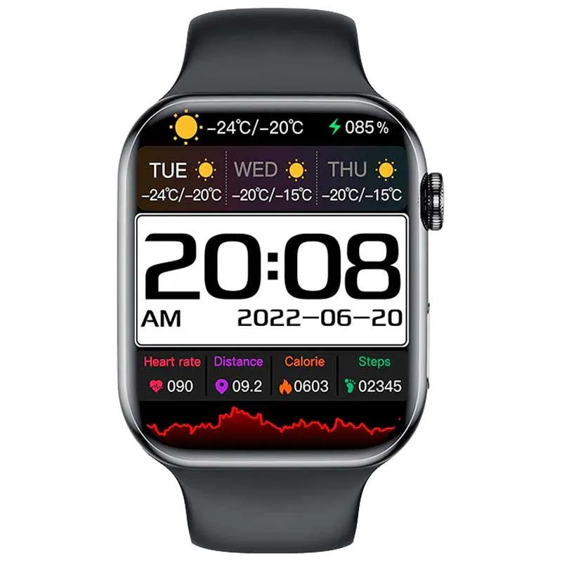 Lemfo Dm10 Smartwatch, Black Lemfo Dm10 Smartwatch, Black