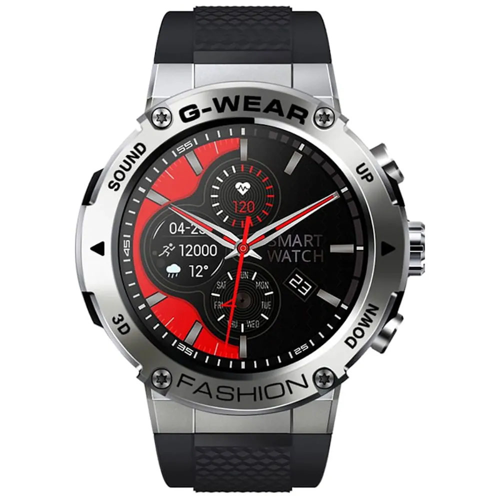Lemfo K28h Smartwatch, Silver