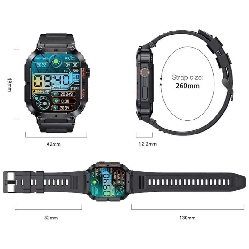 Lemfo K57pro Smartwatch, Black Lemfo K57pro Smartwatch, Black