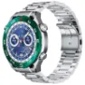 Lemfo X10 Pro Smartwatch, Green / silver