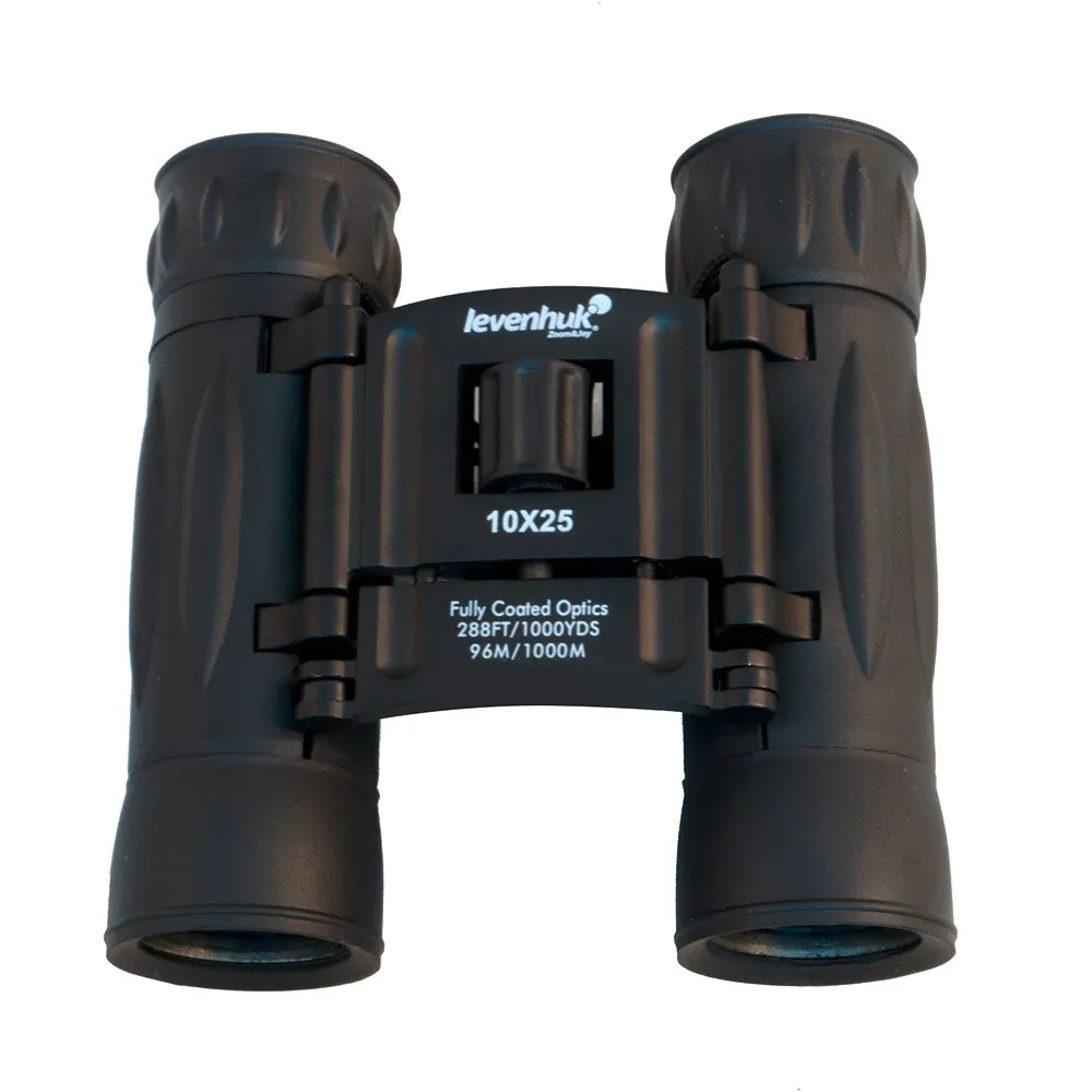 Levenhuk Atom 10x25 Fernglas, Black, One Size Levenhuk Atom 10x25 Fernglas, Black, One Size
