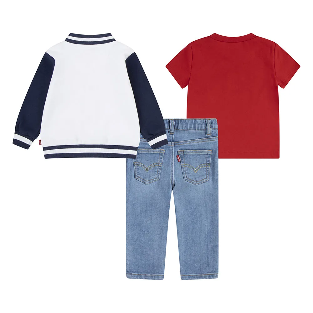 Levi's 6em691 Set, White, 12MON Levi's 6em691 Set, White, 12MON