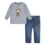 Levi's Cowboy Langarm-set, Grey heather, 18MON