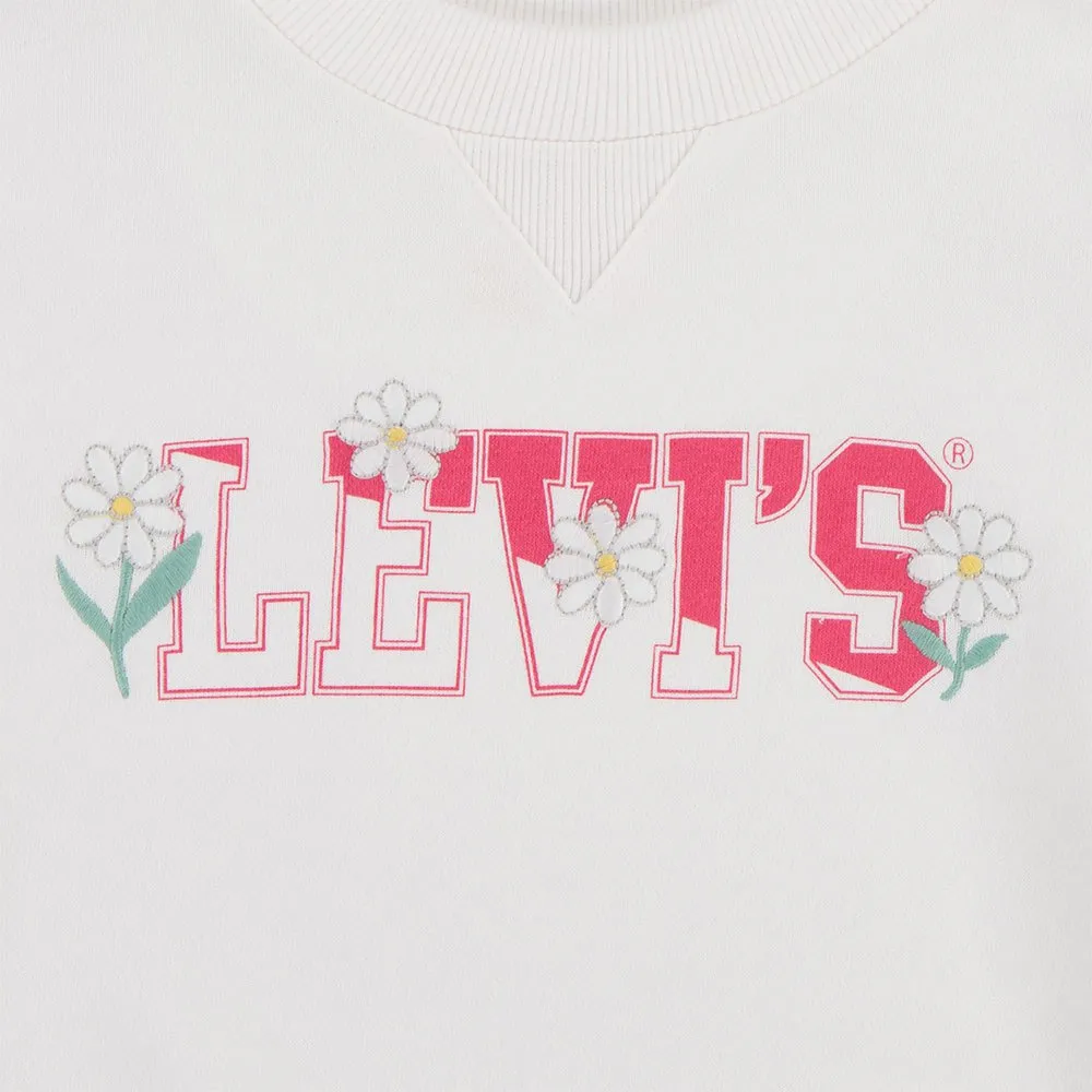 Levi's Crew Sweatshirt, Sugar swizzle, 10Y