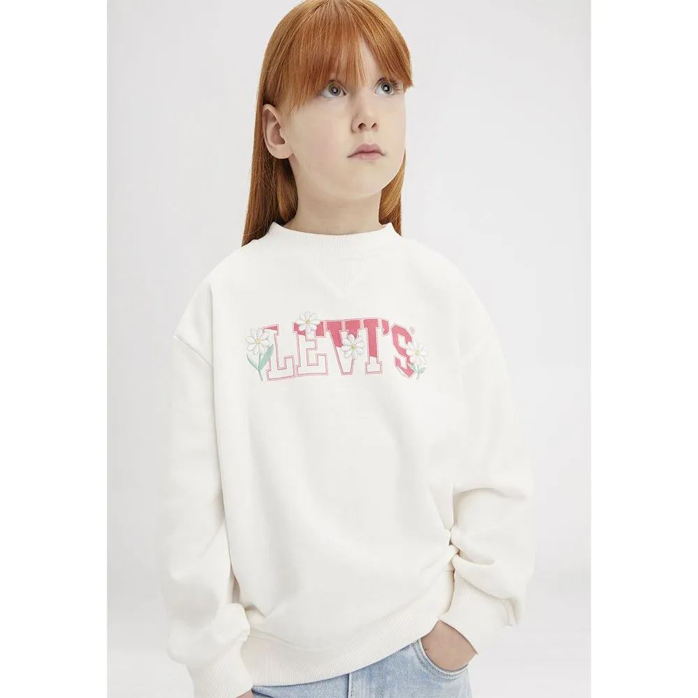 Levi's Crew Sweatshirt, Sugar swizzle, 10Y
