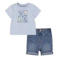 Levi's Critter Stacked Logo Kurzarm-set Levi's Critter Stacked Logo Kurzarm-set