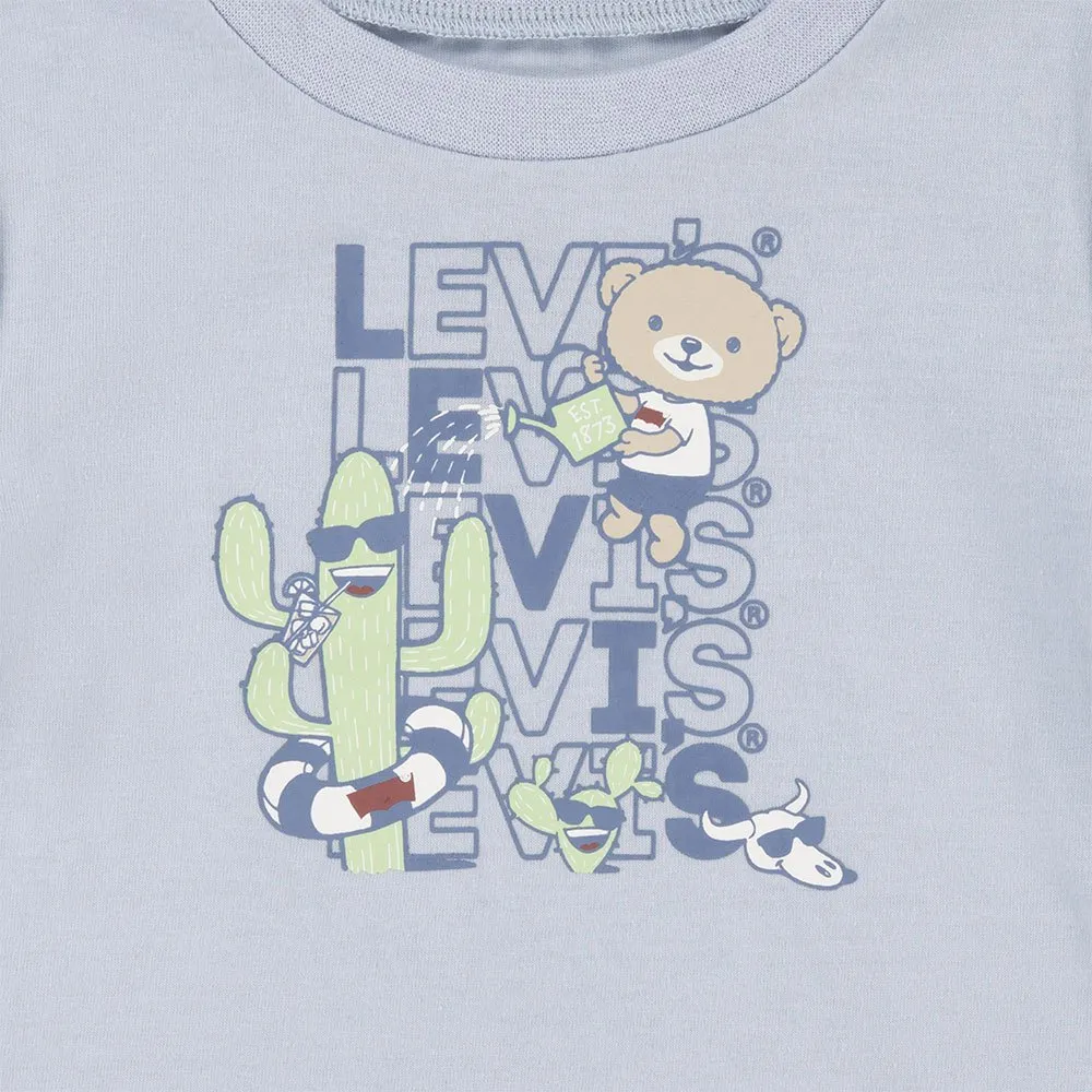 Levi's Critter Stacked Logo Kurzarm-set Levi's Critter Stacked Logo Kurzarm-set