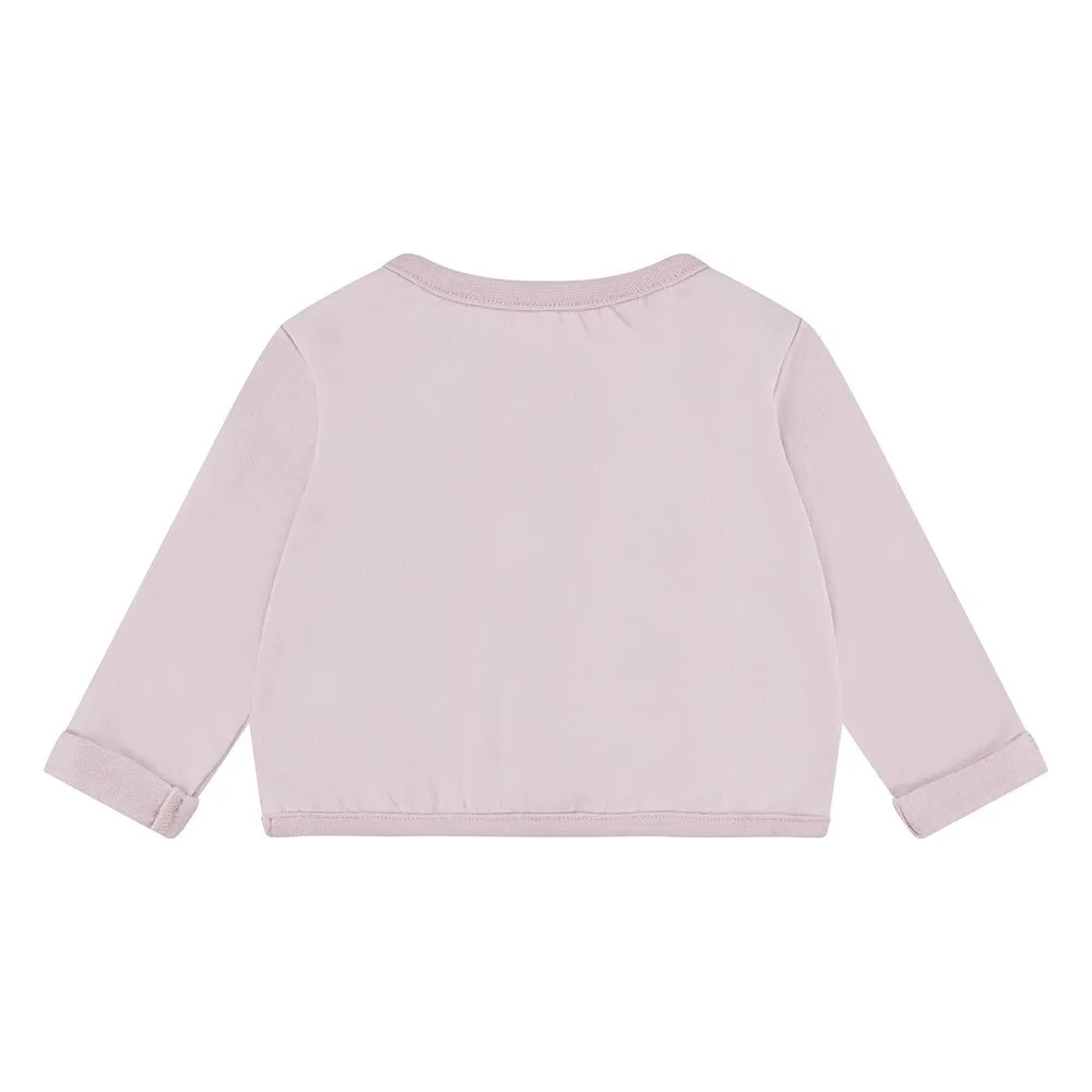 Levi's French Terry Cardigan Sweatshirt, Chalk pink, 18MON