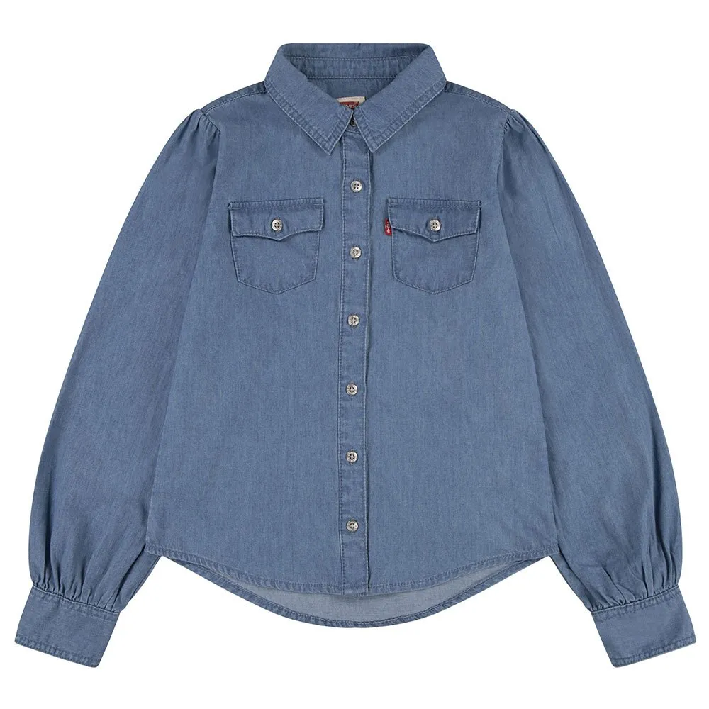 Levi's Full Western Denim Langarmhemd