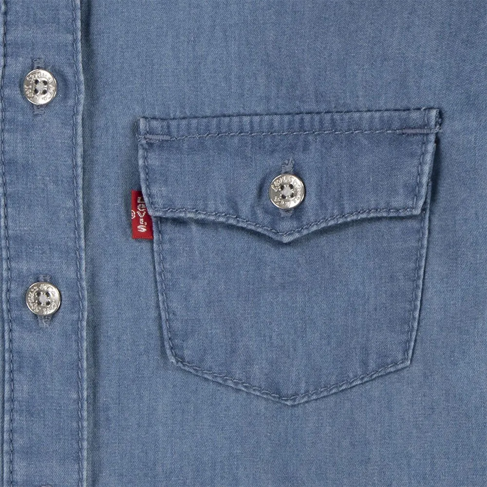 Levi's Full Western Denim Langarmhemd