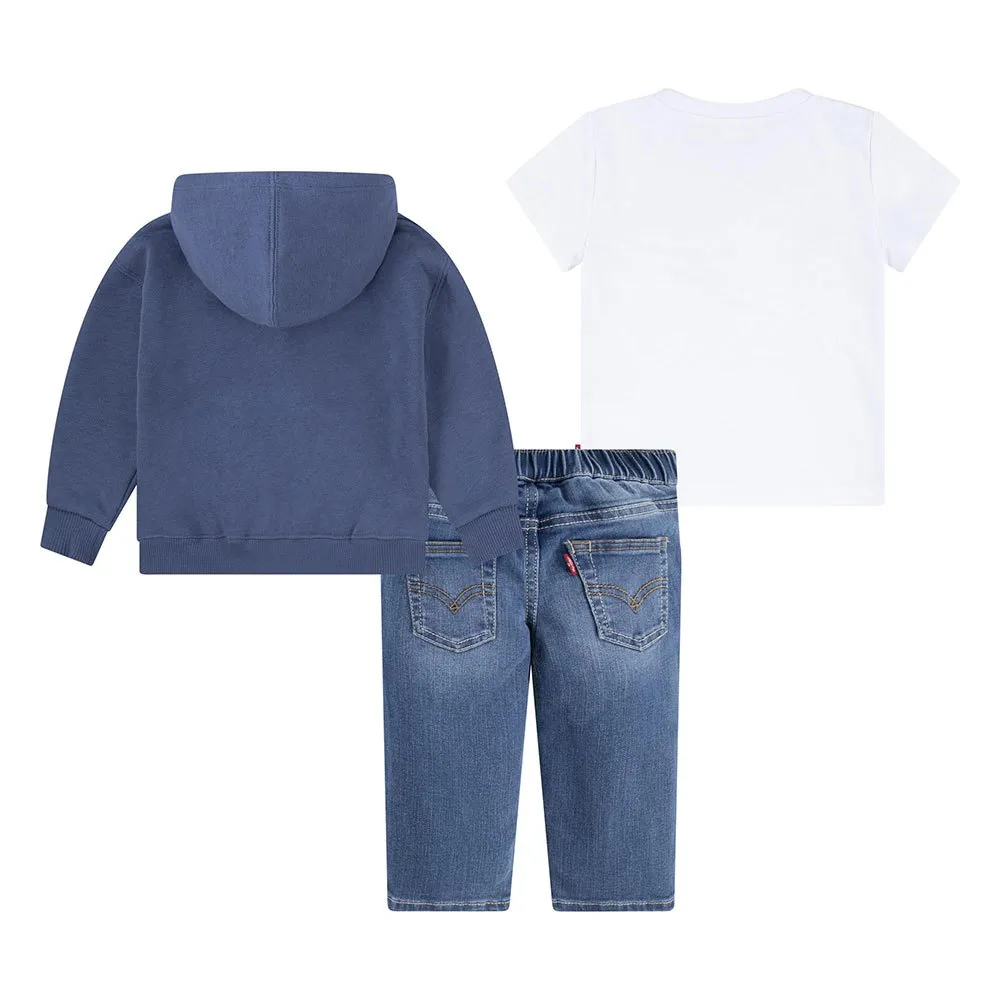 Levi's Hiking Langarm-set, Vintage indigo, 3MON Levi's Hiking Langarm-set, Vintage indigo, 3MON