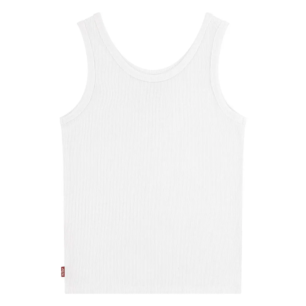 Levi's Meet And Greet Ribbed ärmelloses T-shirt, Bright white, 16Y Levi's Meet And Greet Ribbed ärmelloses T-shirt, Bright white, 16Y