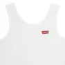 Levi's Meet And Greet Ribbed ärmelloses T-shirt, Bright white, 16Y