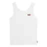Levi's Meet And Greet Ribbed ärmelloses T-shirt, Bright white, 16Y