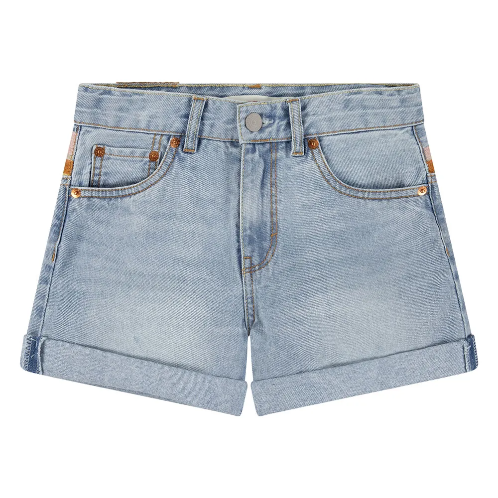 Levi's Mini Mom Embroider Kurze Hose Levi's Mini Mom Embroider Kurze Hose