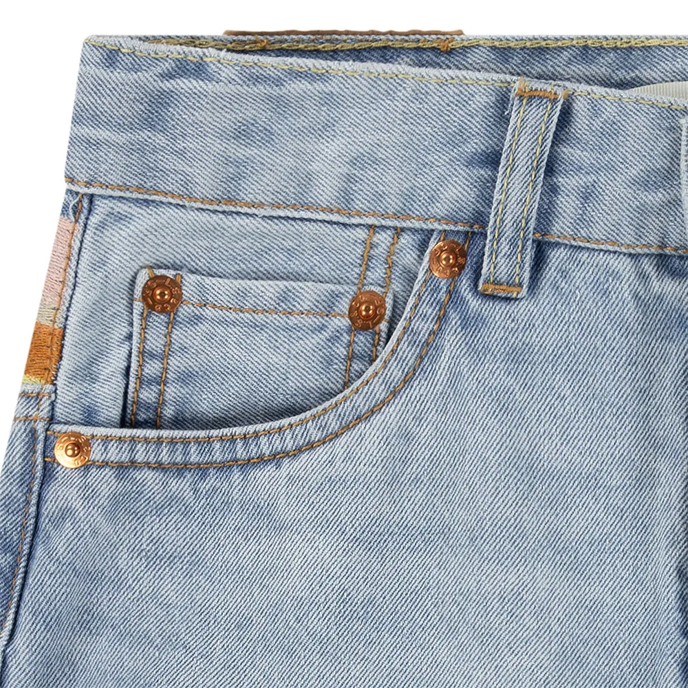 Levi's Mini Mom Embroider Kurze Hose Levi's Mini Mom Embroider Kurze Hose