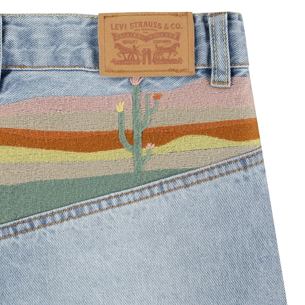 Levi's Mini Mom Embroider Kurze Hose Levi's Mini Mom Embroider Kurze Hose