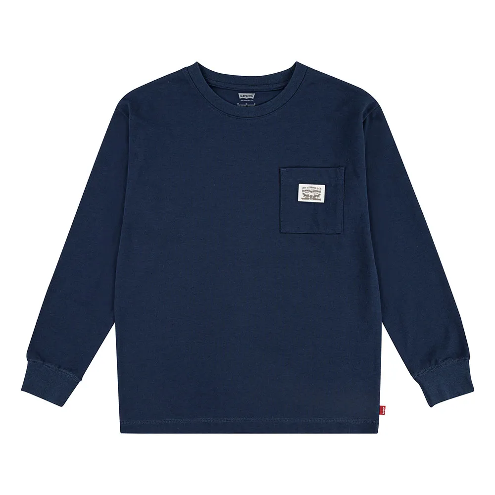 Levi's Pocket Langarm-t-shirt, Dress blues, 5Y Levi's Pocket Langarm-t-shirt, Dress blues, 5Y