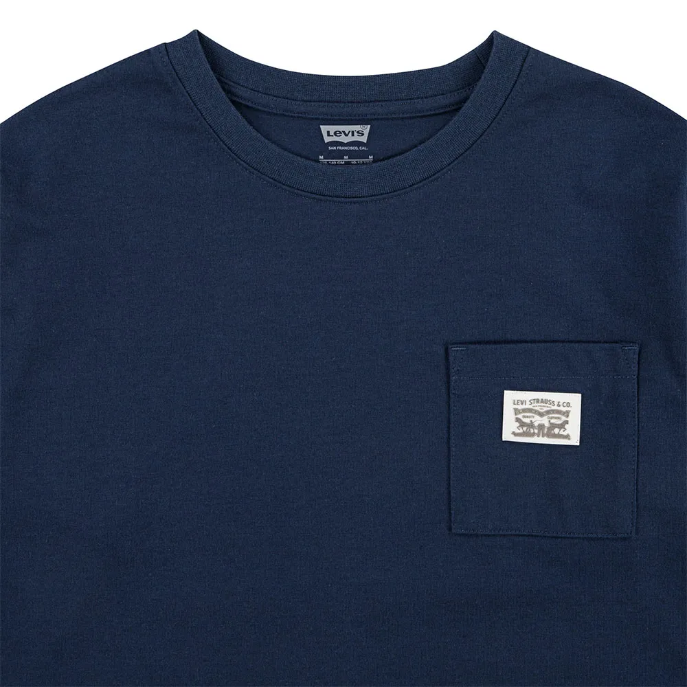 Levi's Pocket Langarm-t-shirt, Dress blues, 5Y Levi's Pocket Langarm-t-shirt, Dress blues, 5Y