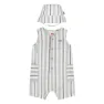 Levi's Stripe Romper Set Ohne Ärmel, Bright white, 3Y