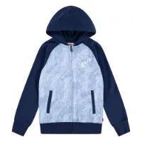 Levi's Trompe Loeil Denim Kapuzenpullover Levi's Trompe Loeil Denim Kapuzenpullover