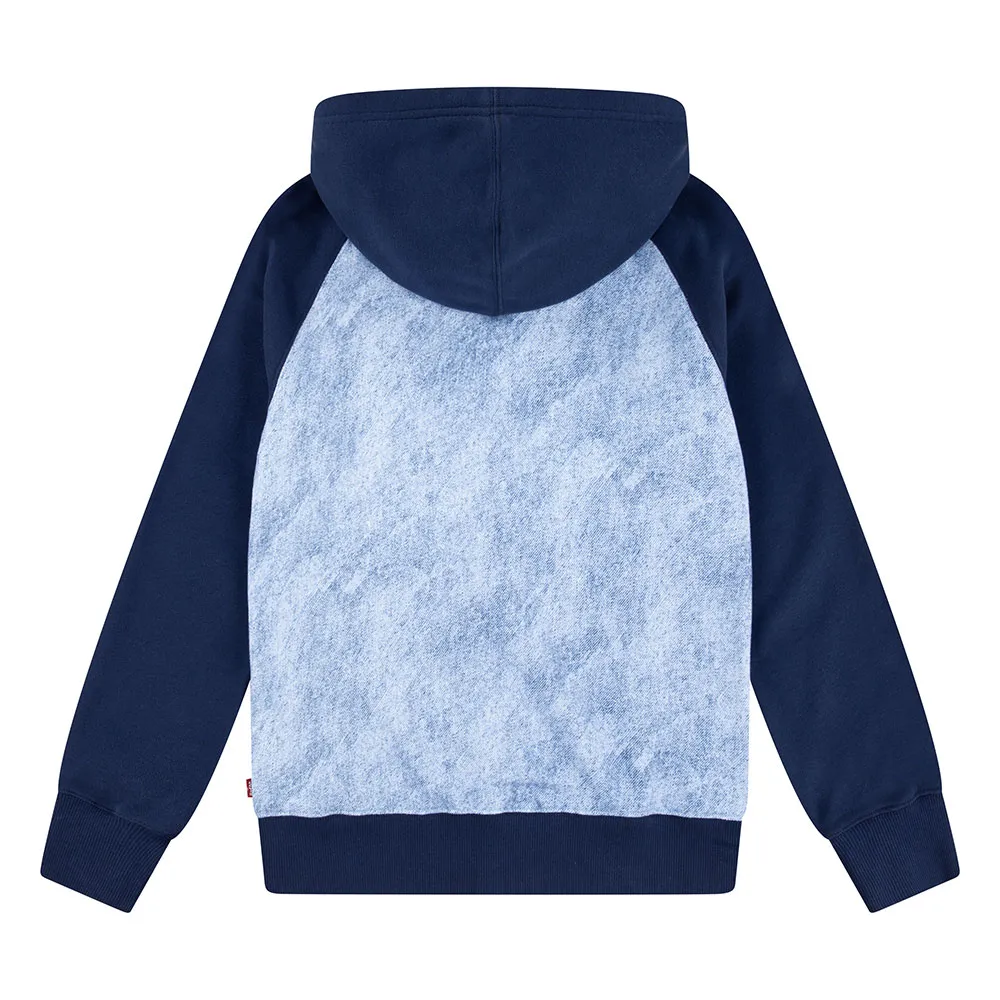 Levi's Trompe Loeil Denim Kapuzenpullover Levi's Trompe Loeil Denim Kapuzenpullover