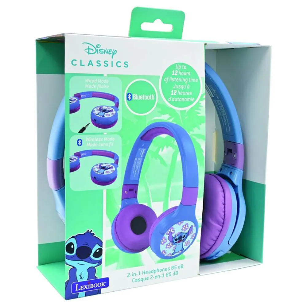 Lexibook Stitch Disney Kopfhörer, Blue / purple, One Size Lexibook Stitch Disney Kopfhörer, Blue / purple, One Size