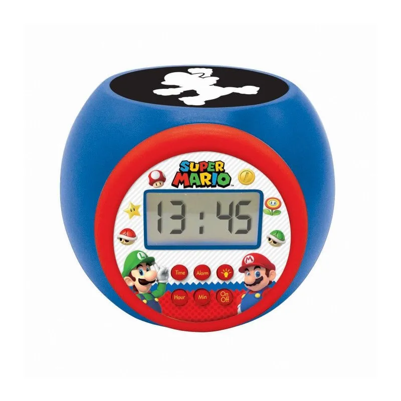 Lexibook Super Mario Wecker Mit Projektion, Multicolor Lexibook Super Mario Wecker Mit Projektion, Multicolor