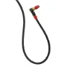 Lezyne Abs-1 Pro Braided High Pressure Schlauch, Black / red, One Size
