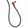 Lezyne Abs-1 Pro Braided Schlauch, Black / red, One Size