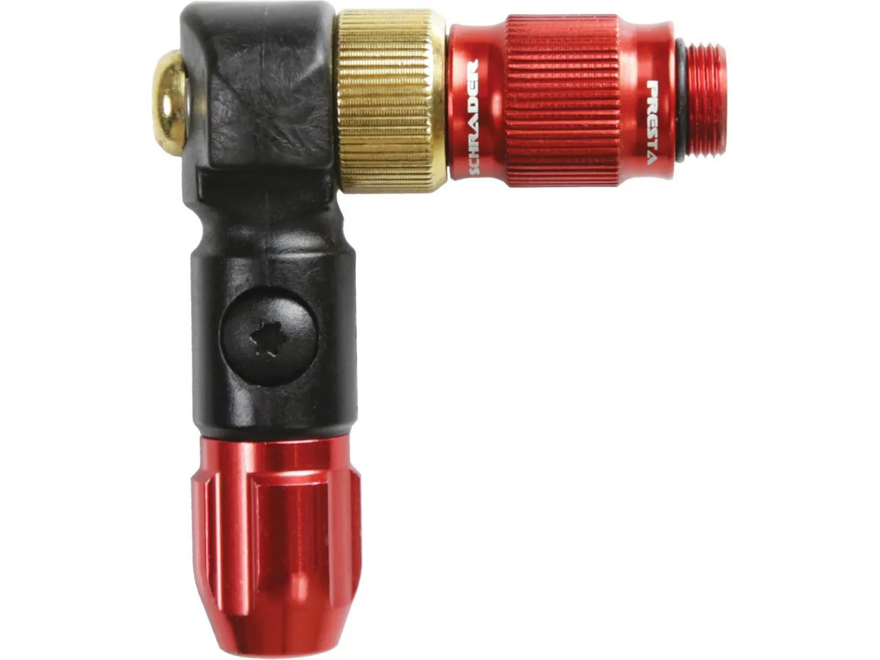 Lezyne ABS-1 Pro Chuck Pumpenkopf, Rot, one_size Lezyne ABS-1 Pro Chuck Pumpenkopf, Rot, one_size