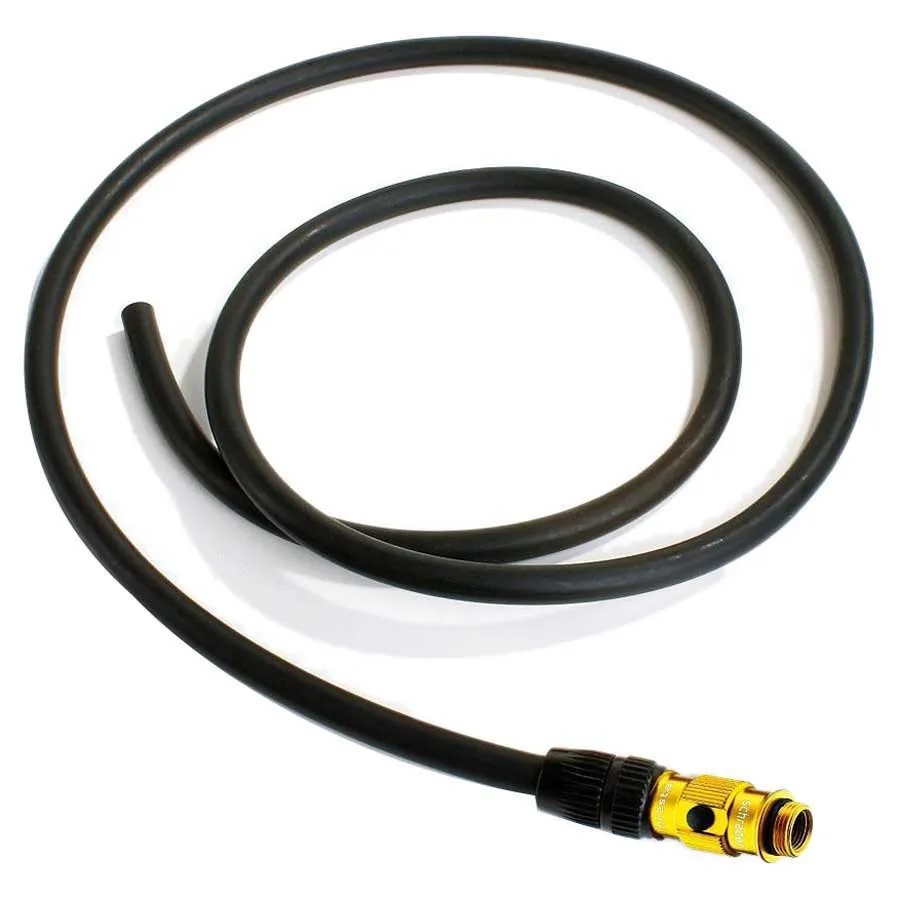 Lezyne Abs Std Schlauch, Black / gold gloss, One Size Lezyne Abs Std Schlauch, Black / gold gloss, One Size