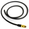 Lezyne Abs Std Schlauch, Black / gold gloss, One Size