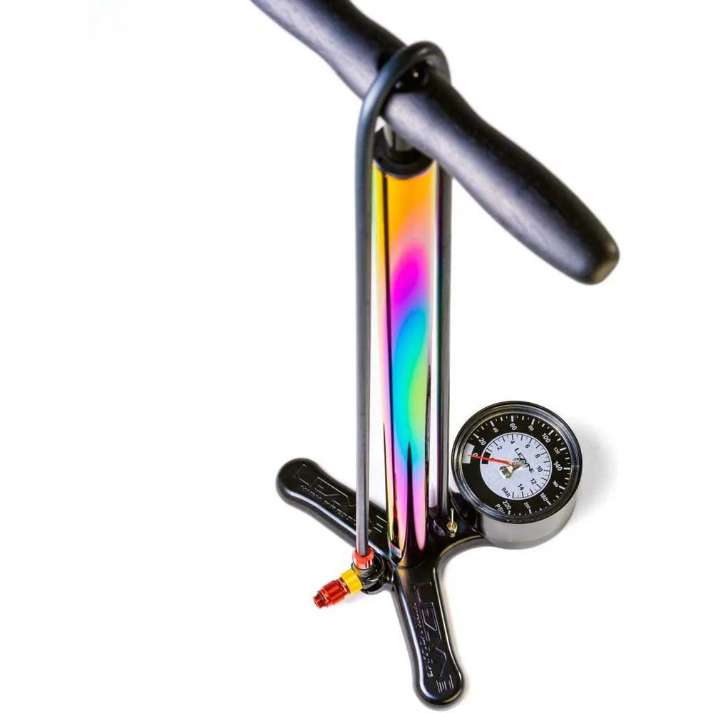 Lezyne Classic Drive 3.5 Standpumpe, Neo metallic, 220psi Lezyne Classic Drive 3.5 Standpumpe, Neo metallic, 220psi