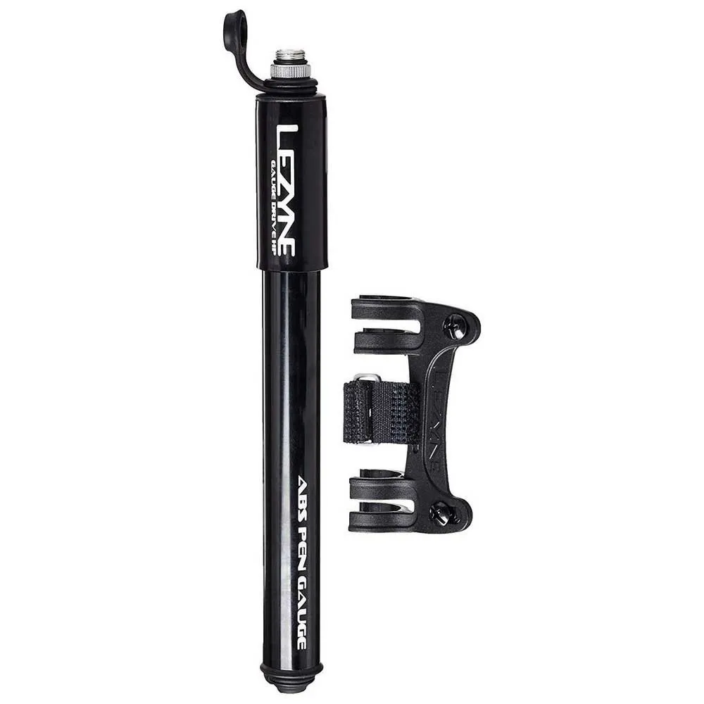 Lezyne Cnc Gauge Drive Hp-m Mini-pumpe, Black, One Size Lezyne Cnc Gauge Drive Hp-m Mini-pumpe, Black, One Size