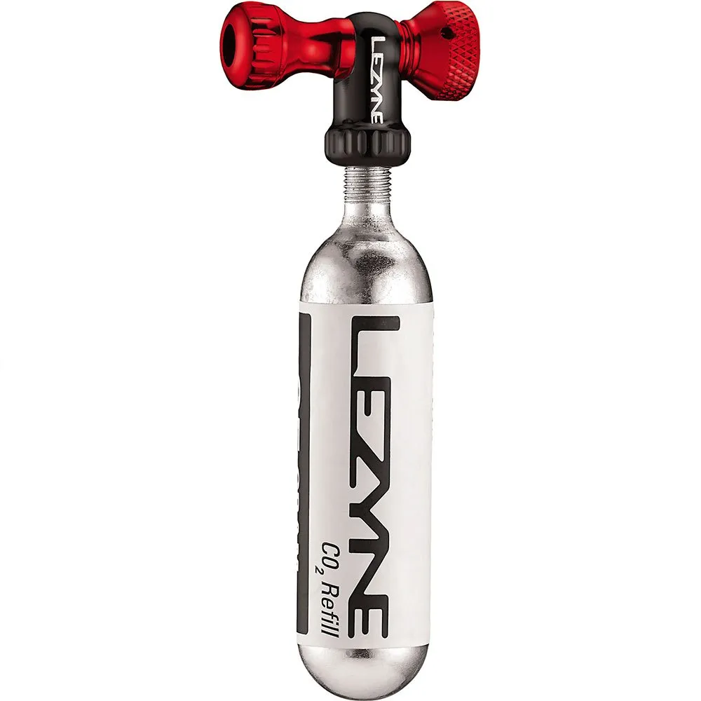 Lezyne Control Drive 25g Co2-kartusche, Red / sulver, One Size Lezyne Control Drive 25g Co2-kartusche, Red / sulver, One Size