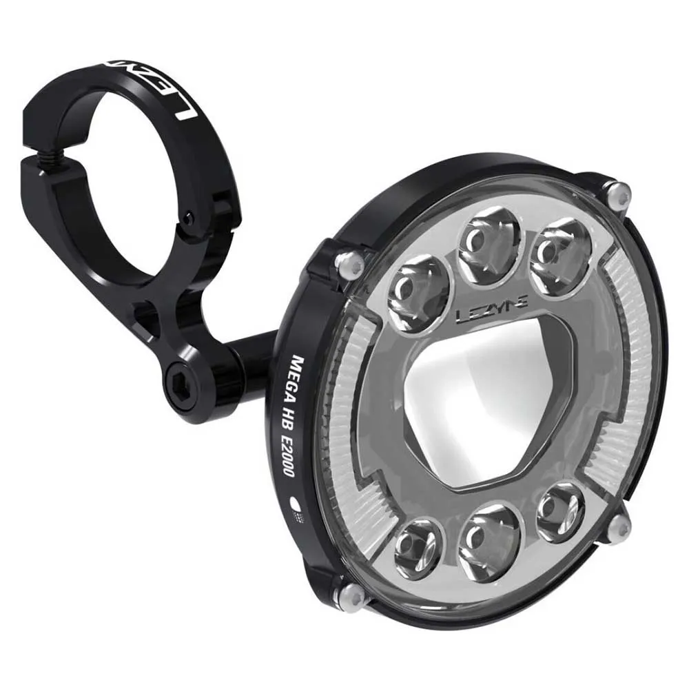 Lezyne E-bike Mega Hb Stvzo E2000 Frontlicht, Flat black, 2000 Lumina Lezyne E-bike Mega Hb Stvzo E2000 Frontlicht, Flat black, 2000 Lumina