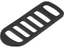 Lezyne Ersatz-Befestigungsgummi für Strip Pro / Strip Drive, Schwarz, one_size