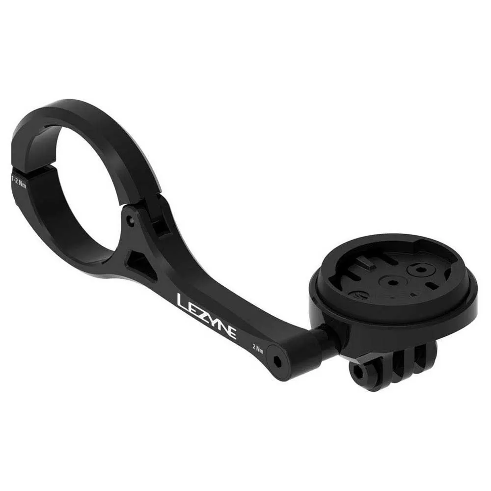 Lezyne Garmin/wahoo Forward Gopro Fahrradcomputerhalterung, Black, One Size Lezyne Garmin/wahoo Forward Gopro Fahrradcomputerhalterung, Black, One Size