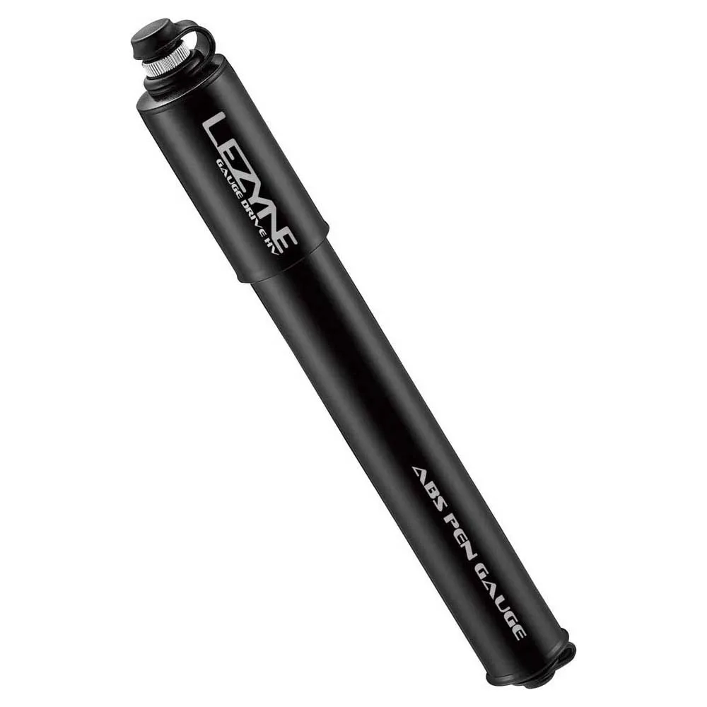 Lezyne Gauge Drive Hv Mini-pumpe, Black, 90psi Lezyne Gauge Drive Hv Mini-pumpe, Black, 90psi