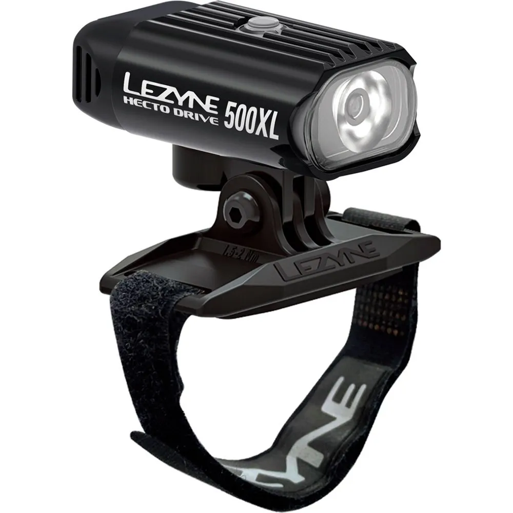 Lezyne Hecto Drive 500xl Frontlicht, Gloss black, 500 Lumina Lezyne Hecto Drive 500xl Frontlicht, Gloss black, 500 Lumina