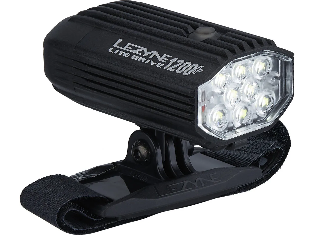 Lezyne Lite Drive 1200+ Helmlampe, Satinschwarz, 1200 Lumen Lezyne Lite Drive 1200+ Helmlampe, Satinschwarz, 1200 Lumen
