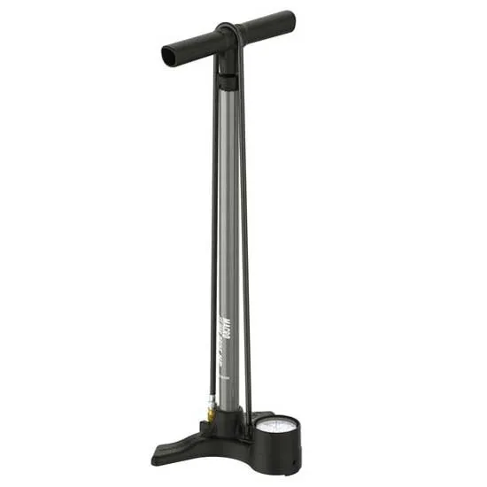 Lezyne Macro Drive Dv Flat Standpumpe, Silver, 220psi Lezyne Macro Drive Dv Flat Standpumpe, Silver, 220psi