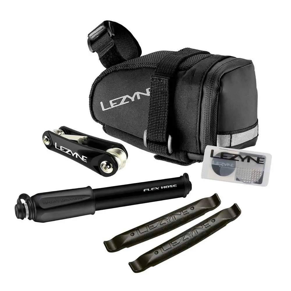 Lezyne Medium Caddy Sport Kit Werkzeug-satteltasche, Black, One Size Lezyne Medium Caddy Sport Kit Werkzeug-satteltasche, Black, One Size